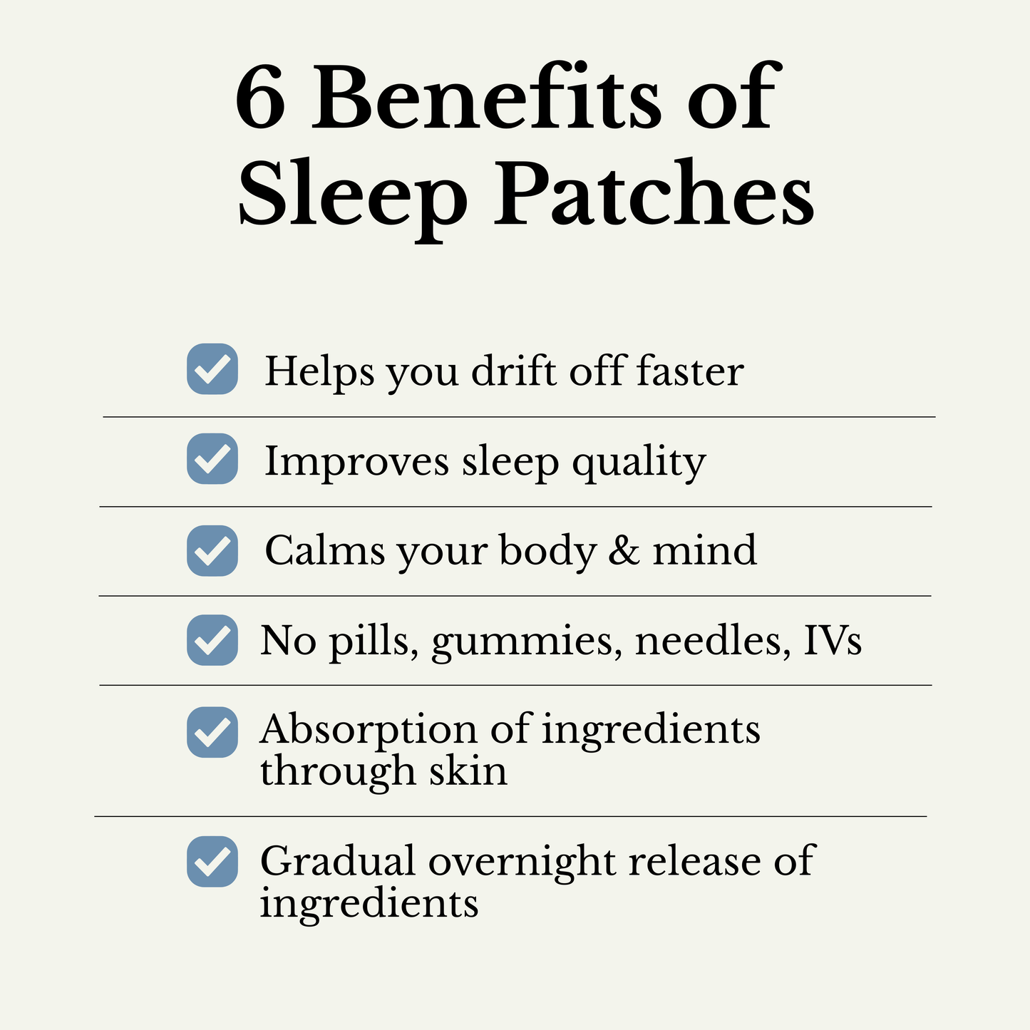 Sleep Patch
